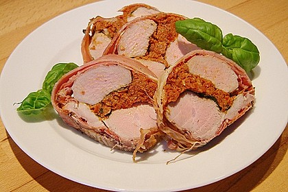 Gefüllte Schweinefilets mit Parmaschinken 7