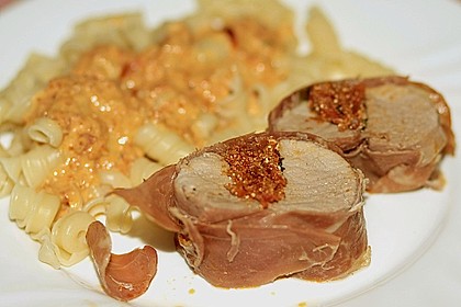 Gefüllte Schweinefilets mit Parmaschinken 15