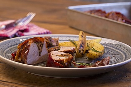 Gefüllte Schweinefilets mit Parmaschinken 31