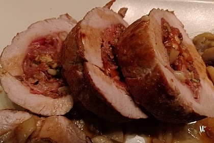 Gefüllte Schweinefilets mit Parmaschinken 59