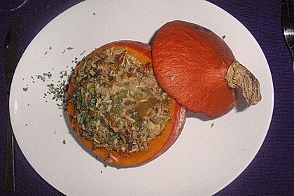 Gefüllter Kürbis 2