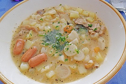 Böhmische Kartoffelsuppe 1