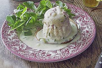 Schinkeneier in Rahmsauce