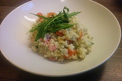 Rucola - Risotto mit Schinken 7