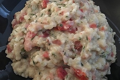 Rucola - Risotto mit Schinken 27