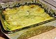Pastinaken - Spinat - Gratin