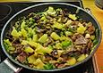 Rindfleisch mit Ananas