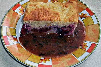 Reisauflauf mit Zwetschgenso&szlig;e