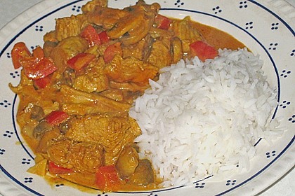 Hähnchen mit Reis 55