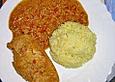 H&auml;hnchen mit Reis