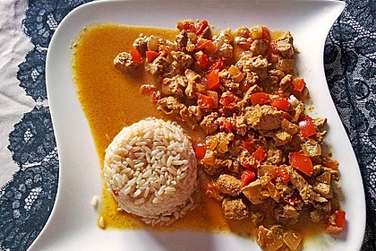 Hähnchen mit Reis