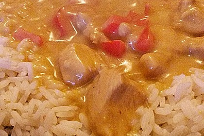 Hähnchen mit Reis 80