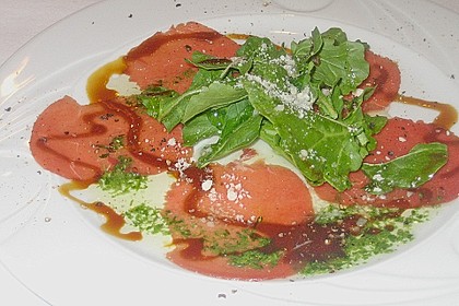 Carpaccio vom Rind