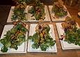 Gemischer Wintersalat mit Orangen