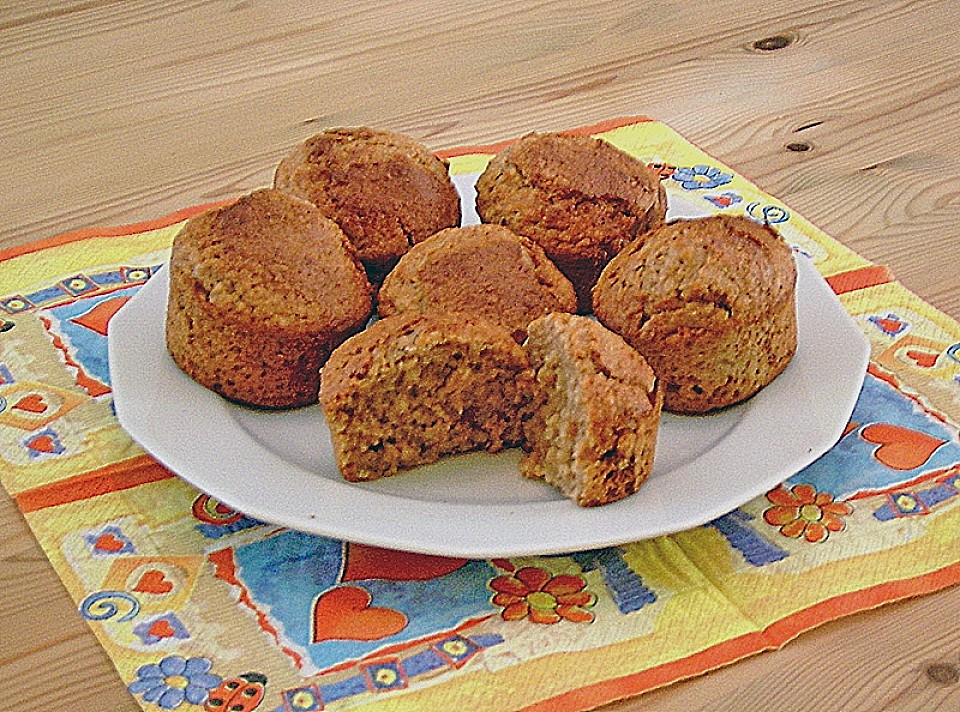 Apfelmus - Haferflocken - Muffins (Rezept mit Bild) | Chefkoch.de