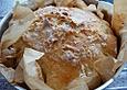 Dinkelkrustenbrot im Schmortopf gebacken