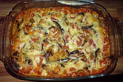 Auberginen - Tomaten - Gratin