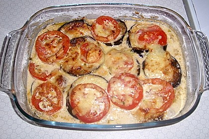 Auberginen - Tomaten - Gratin 2