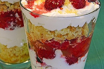 Madeleines  - Himbeer - Trifle 1
