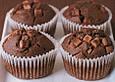 'low fat' Schoko Cupcakes mit leichtem Minzfrosting