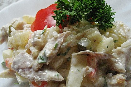 Huhn - Reis - Salat
