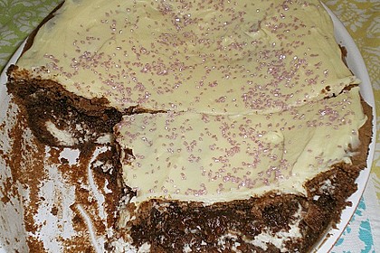 Creme Brownies mit wei&szlig;em Schokoladen&uuml;berzug 7