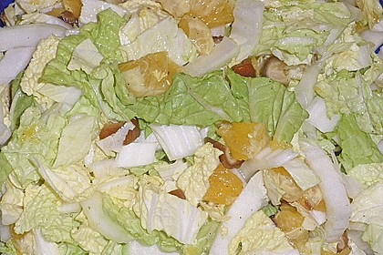 Chinakohl - Orangensalat 1