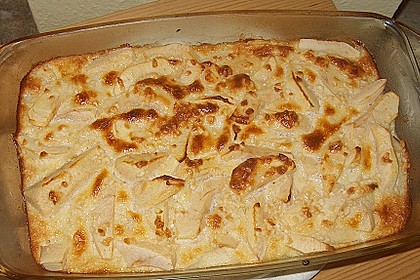 Überbackene Mascarpone - Äpfel 3
