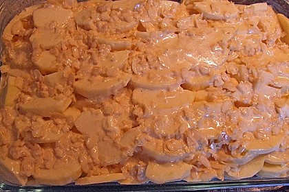 Überbackene Mascarpone - Äpfel 4