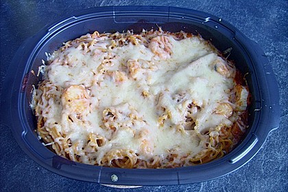 &Uuml;berbackene Bananen - Nudeln 2
