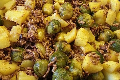 Rosenkohl-Pfanne 2