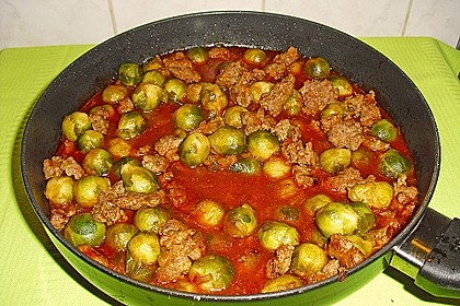 Rosenkohl-Pfanne 4