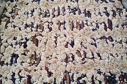 Pflaumenhefekuchen mit Streusel 8