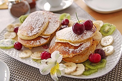 Amerikanische Pancakes