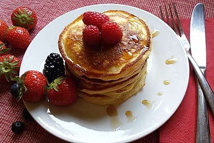 Amerikanische Pancakes 5