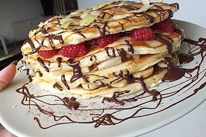 Amerikanische Pancakes 6