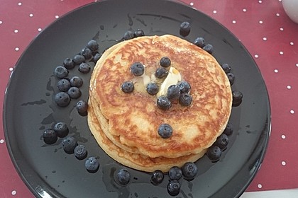 Amerikanische Pancakes 12