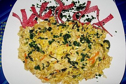 Schinken - Wirsing - Risotto nach Ille - als eigenst&auml;ndige Mahlzeit