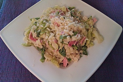 Schinken - Wirsing - Risotto nach Ille - als eigenst&auml;ndige Mahlzeit 3