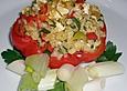 Gef&uuml;llte Paprika mit Bulgur und Feta