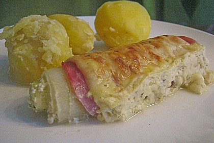 &Uuml;berbackene Lauchstangen 8