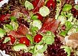 Salat mit Parmaschinken in Honig - Balsamico - Dressing