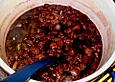 Pflaumenmarmelade mit Rotwein und Zimt