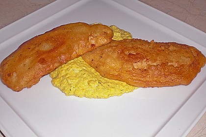 Gebackenes Fischfilet mit pikantem Maisp&uuml;ree