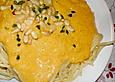 Nudeln mit K&uuml;rbis - Sauce und Pinienkernen