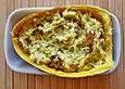 Spaghetti - K&uuml;rbis aus der Mikrowelle
