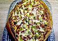 Porree - Fladenkuchen mit Bacon