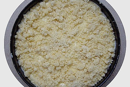 Käsekuchen mit Pudding , Grieß und Streuseln 11