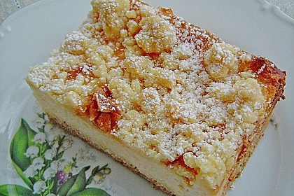 Käsekuchen mit Pudding , Grieß und Streuseln 1