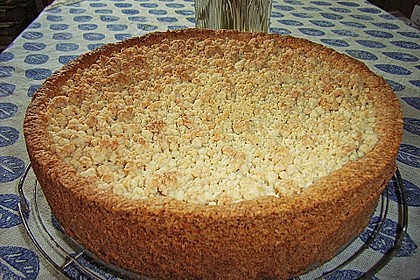 Käsekuchen mit Pudding , Grieß und Streuseln 2